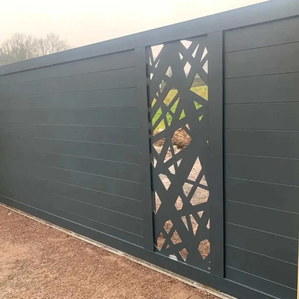 Modern Aluminium Sliding Gates