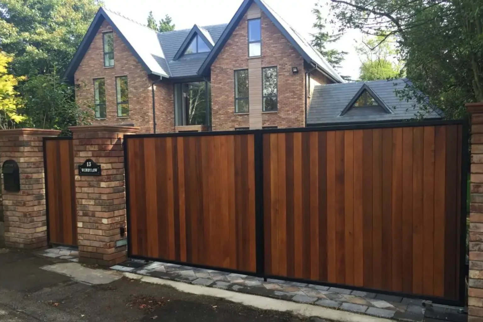 composite driveway gates add value